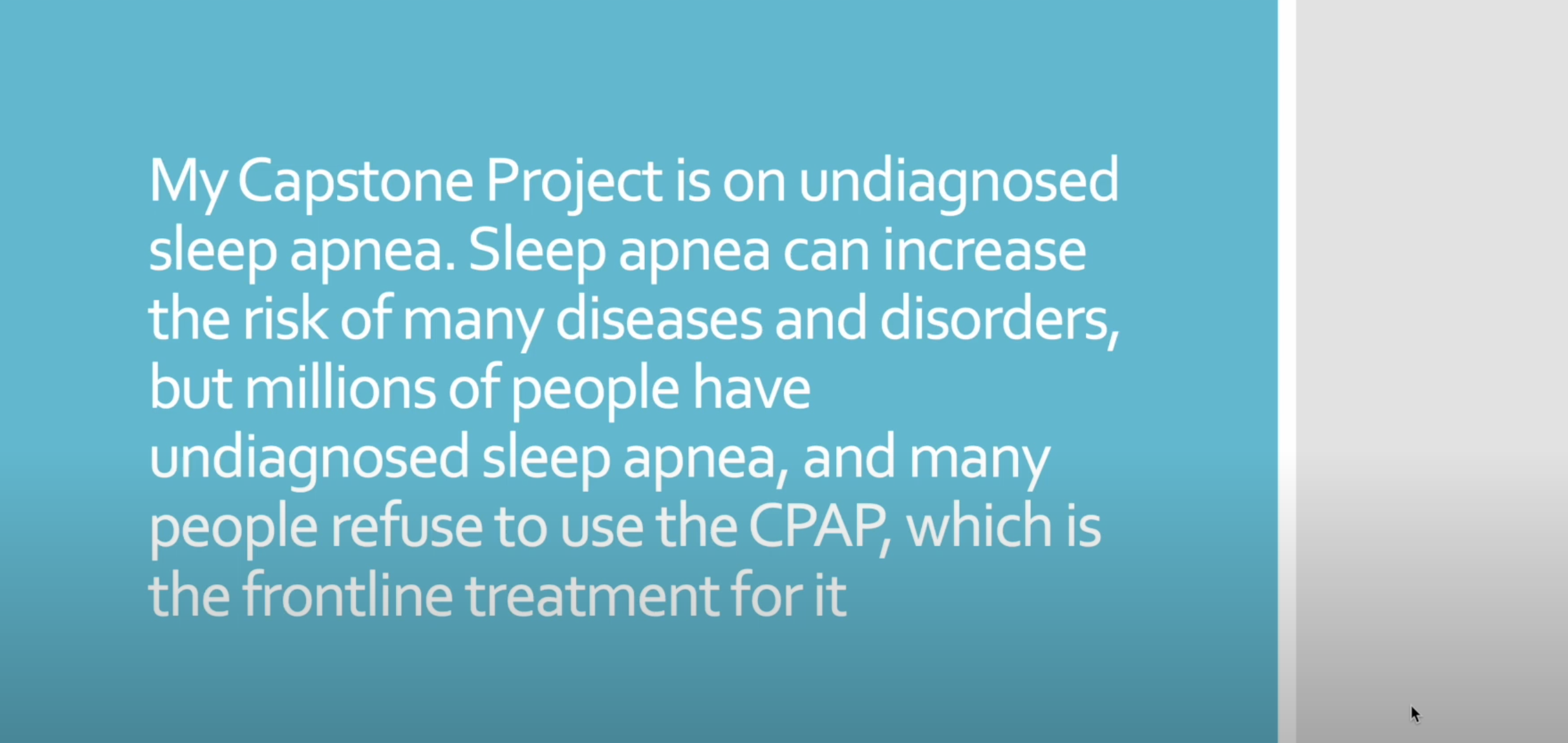 Noah Chung Sleep Capstone Project: Undiagnosed Sleep Apnea