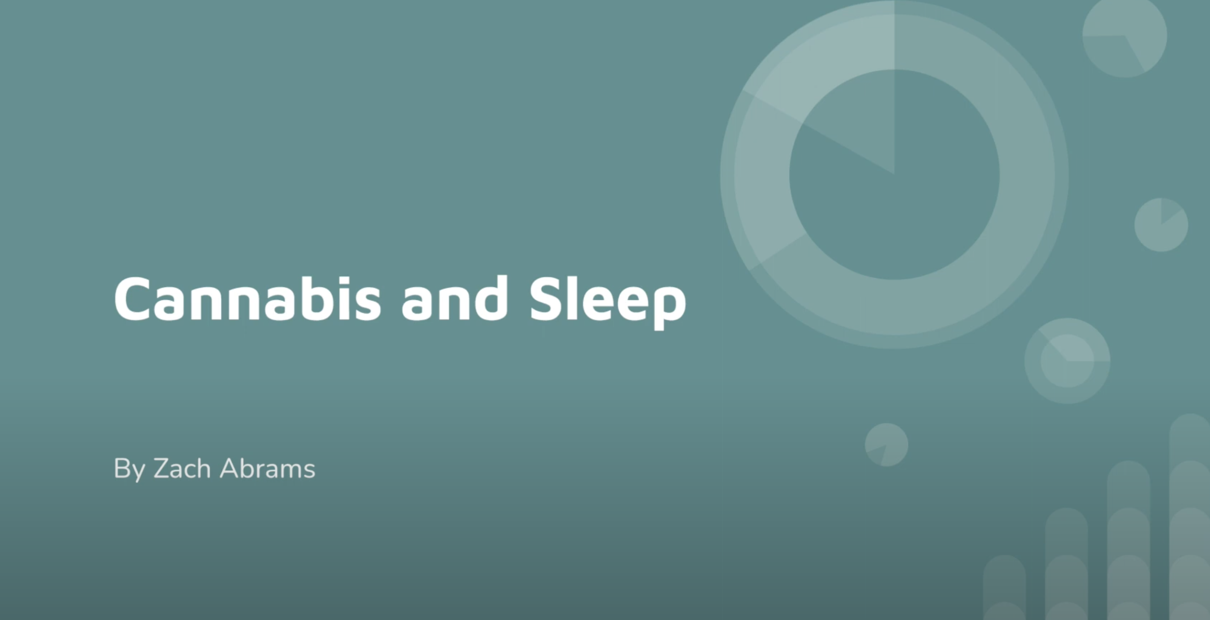 Cannabis and Sleep GENED 1038